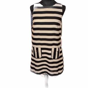 Monteau Black and Cream Dress